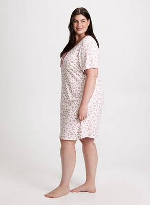 Floral Print Nightgown