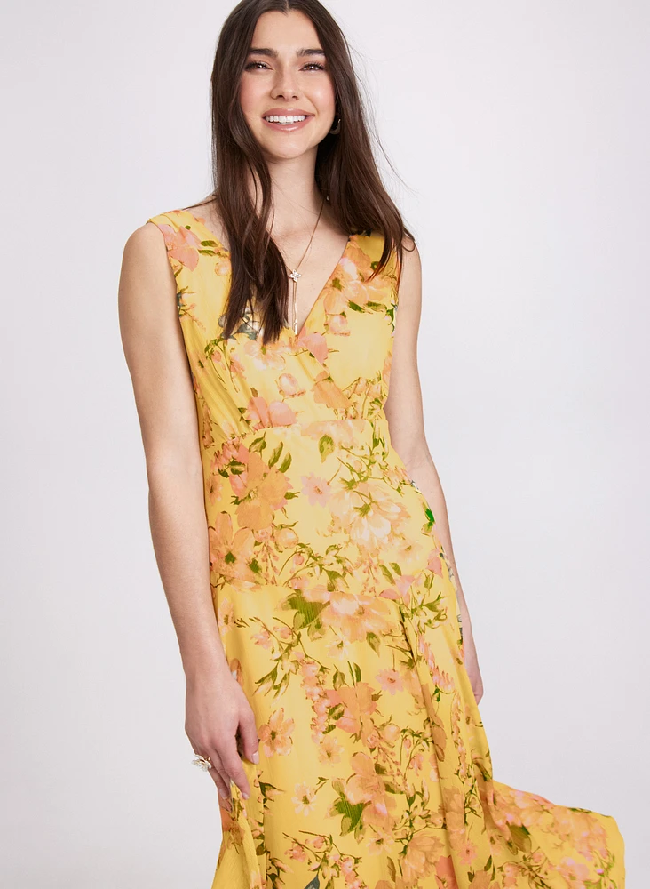 Floral Chiffon Dress