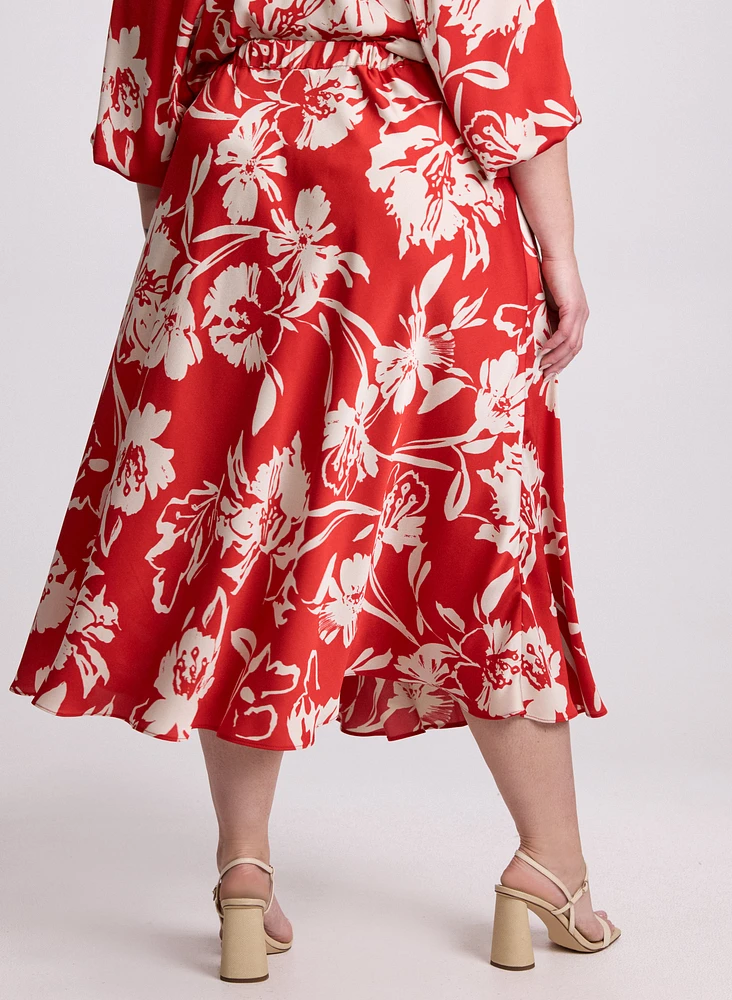 Joseph Ribkoff - Floral Midi Skirt