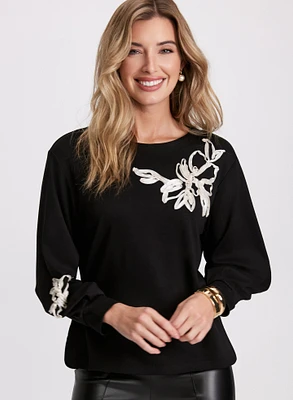 Floral Embroidered Top