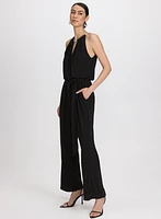 Sleeveless Jersey Jumpsuit