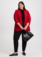 Shawl Collar Jacket & Sofia Slim-Leg Pants