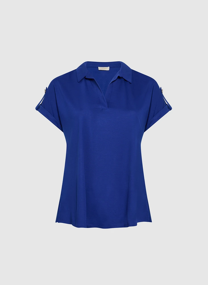 T-shirt à col polo