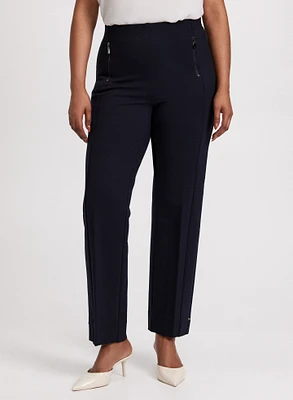 Pantalon Sofia à jambe droite – long