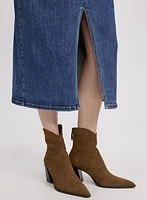 Jupe midi en denim