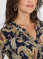 Haut à motif paisley