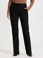 Sofia Pull-On Straight-Leg Pants - Tall