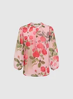 Floral Chiffon Blouse