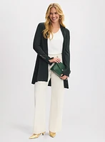 Button Detail Cardigan & Wide Leg Pants