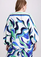 Joseph Ribkoff - Abstract Print Blouse