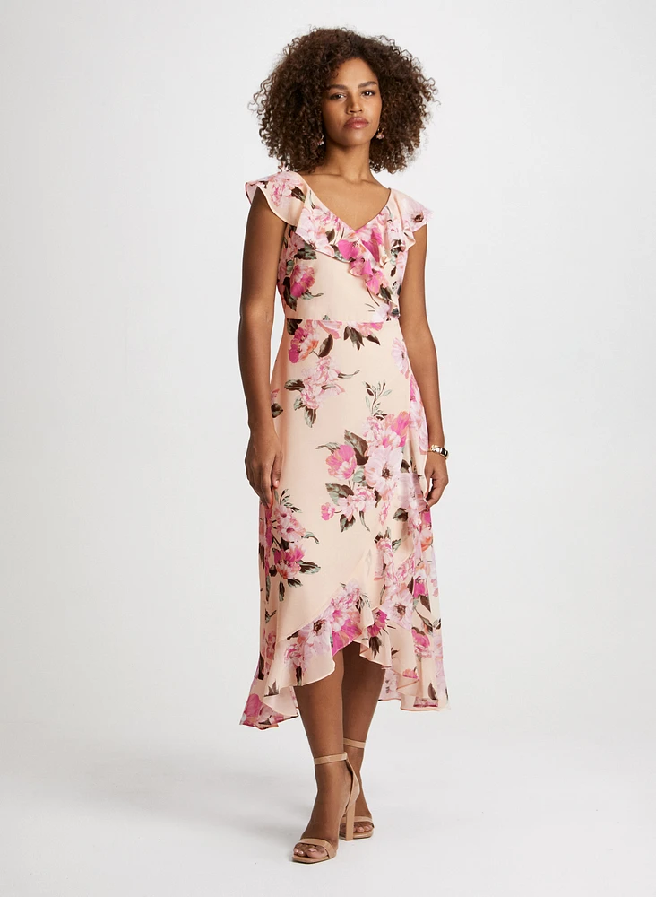 Floral Ruffle Dress