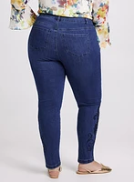 Slim-Leg Dark Jeans