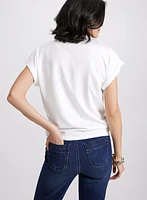 Knotted Hem T-Shirt