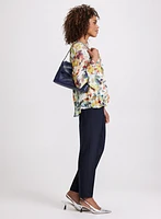 Pantalon Emma étroit à couture avant