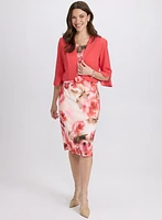 Ensemble de robe florale et veste