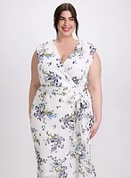 Floral Ruffle Hem Dress