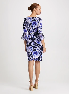 Floral Print Sheath Dress