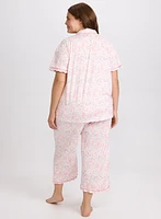 Mixed Animal Print Pyjama Set