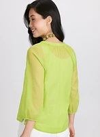 Blouse à manches ballon