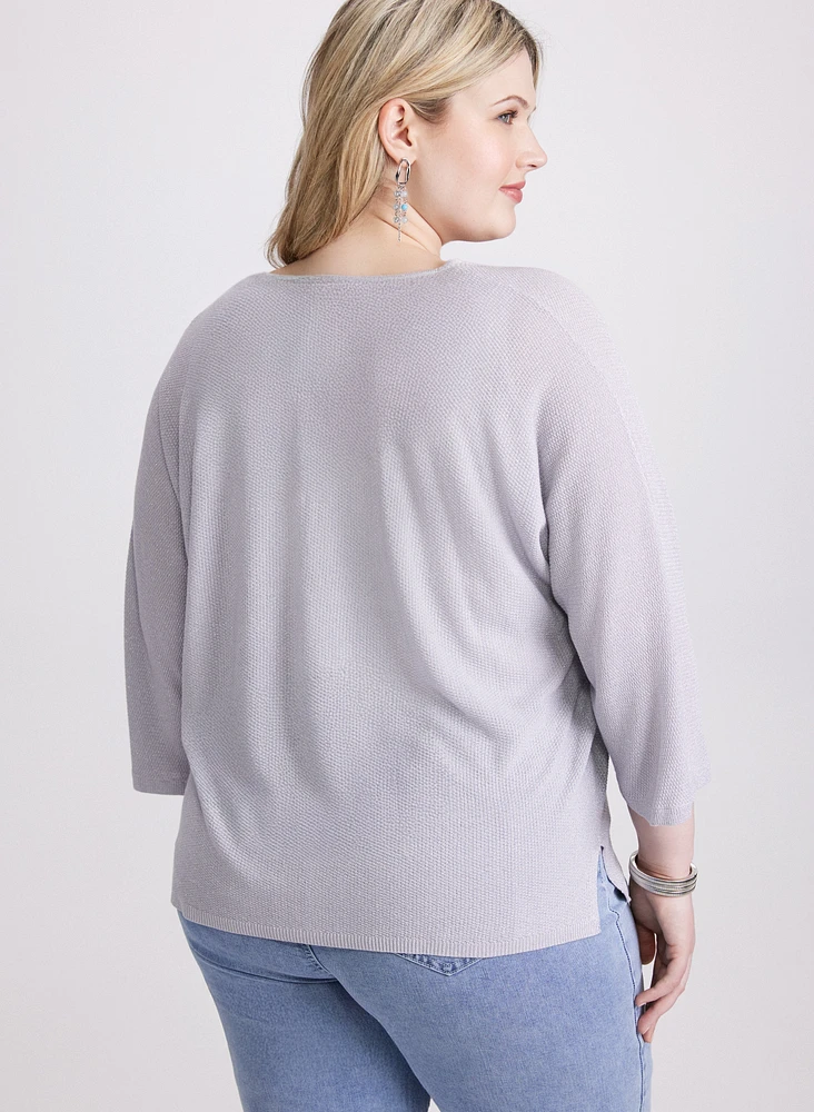 Pull à manches dolman