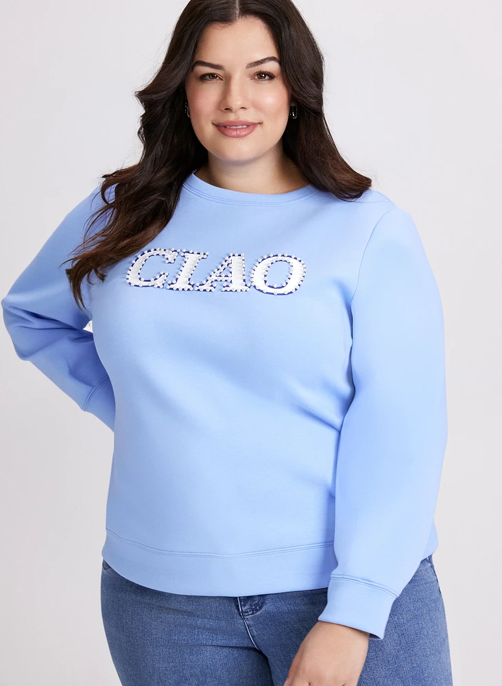 'Ciao' Long Sleeve Top