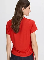T-shirt à cordons de serrage