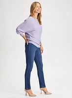 Slim Leg Pull-On Jeans