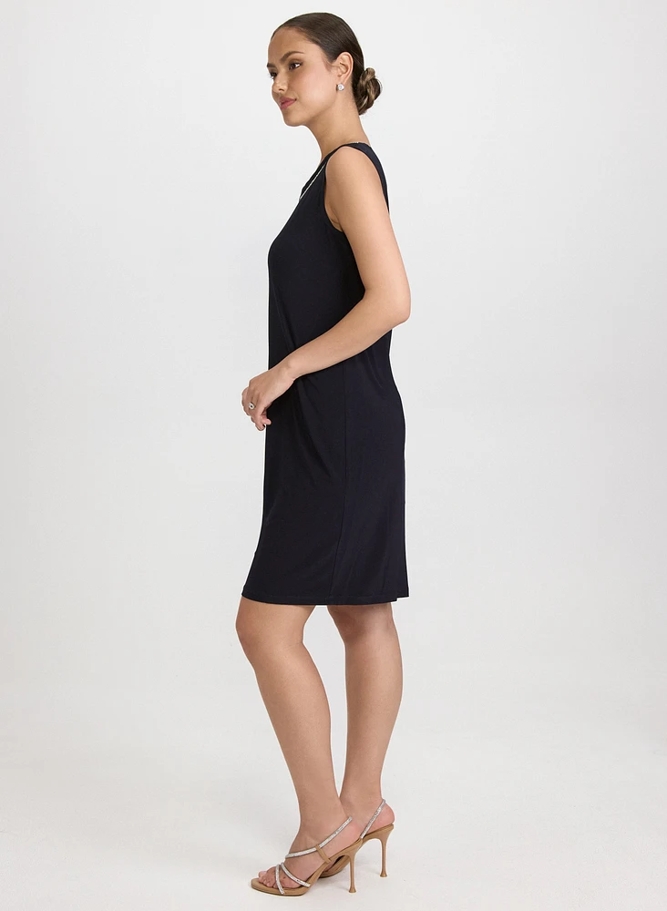 Ensemble à robe et veste pierres