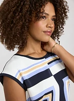 Geometric Print Top