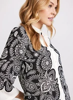 Paisley Placement Print Blouse