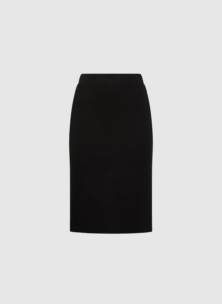 Peplum Panel Pencil Skirt