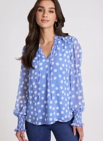 Blouse à pois