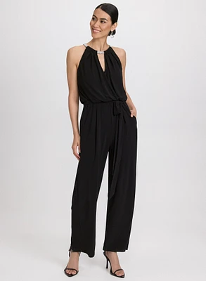 Sleeveless Jersey Jumpsuit