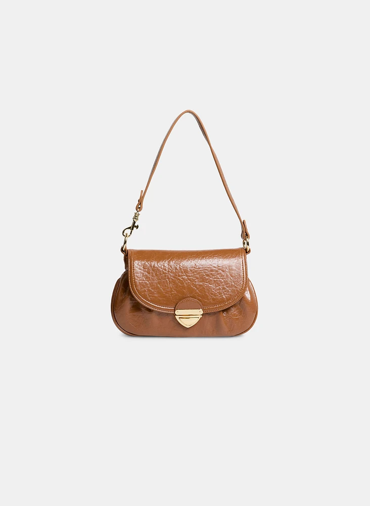 Vegan Leather Crossbody Bag