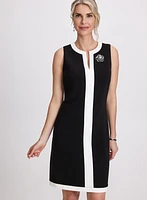 Contrast Trim Dress