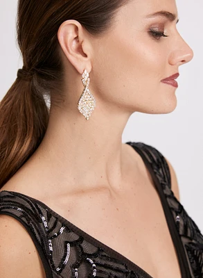 Diamond Chandelier Earrings