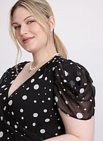 Robe à pois