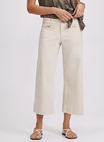 Cropped High-Rise Jeans