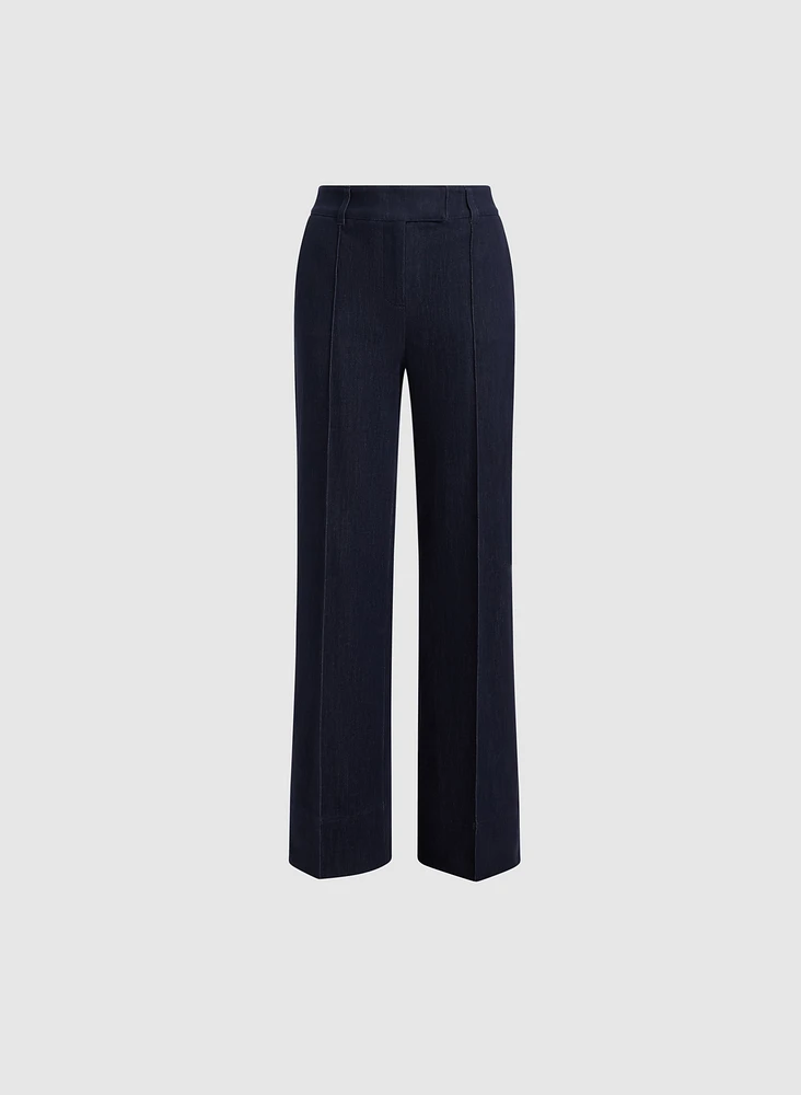 Olivia Wide-Leg Denim Pants - Regular