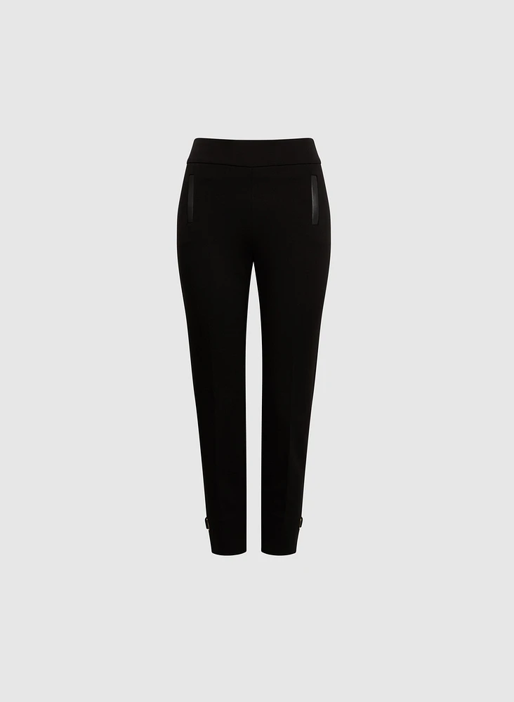 Pantalon Sofia à jambe étroite – court