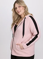Zip-Up Hoodie Top