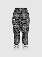 Paisley Print Pants