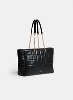 Quilted Vegan Leather Handbag