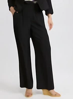 Pantalon large à taille élastique