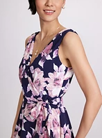 Sleeveless Floral Dress