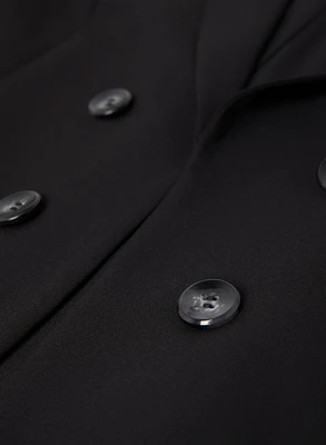 3/4 Sleeve Button Detail Blazer