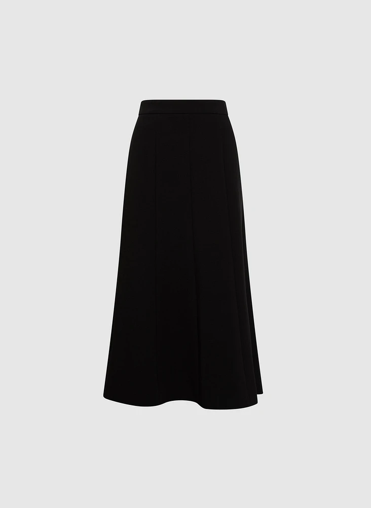 Panel Insert Midi Skirt