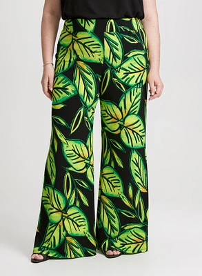 Joseph Ribkoff - Leaf Print Pants