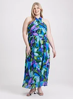 Tropical Print Dress