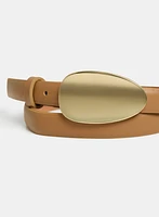 Elongated Buckle Belt